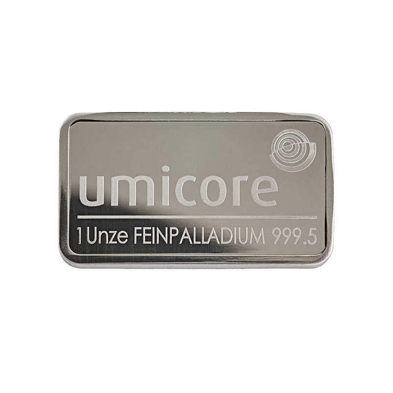 31,1 Gramm Palladiumbarren geprägt
